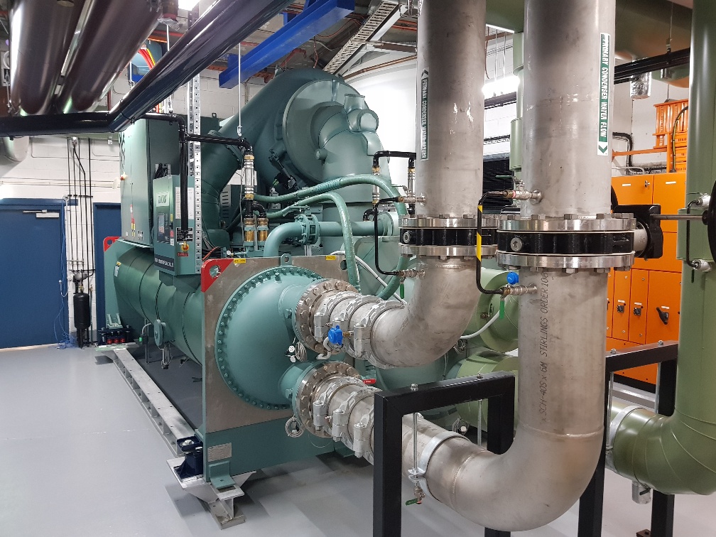 New chiller No. 1 installed