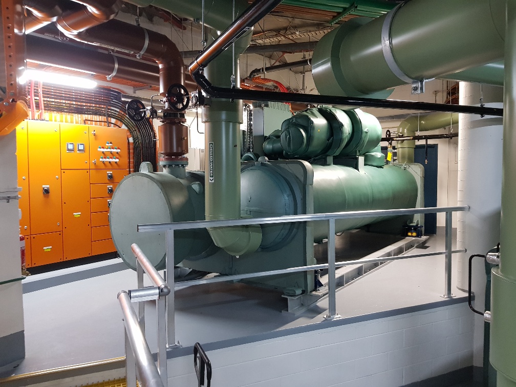 Chiller No. 3 installation