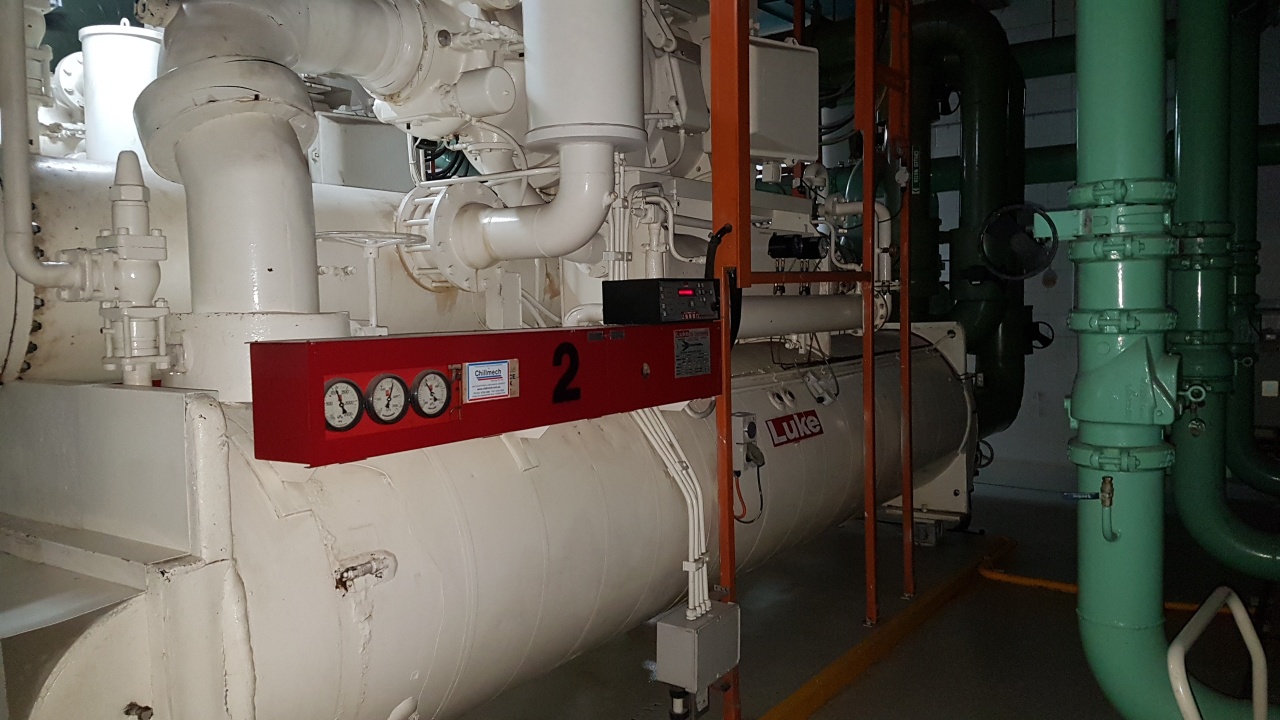 Original chiller plant room