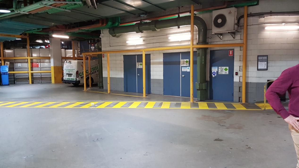 Car park before work commences