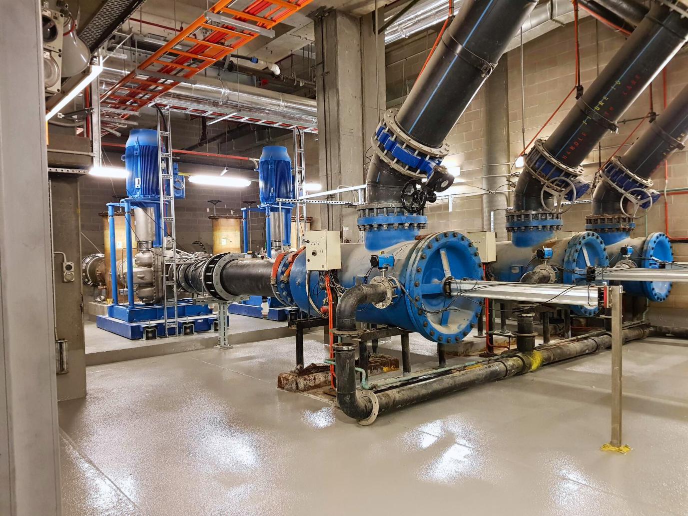Refurbishment of the seawater plant